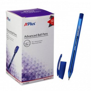 Ручка шариковая трехгранная Oil Gel Pen, узел 0.5, чернила синие на маслянной основе, микс