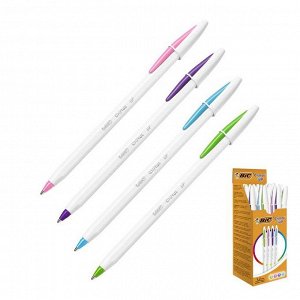 Ручка шариковая, 1.2 мм, широкое письмо, BIC Cristal Up Easy Glide, МИКС