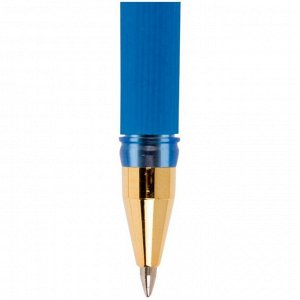 Ручка шариковая MC Gold, узел 0.7 мм, резиновый упор, стержень синий