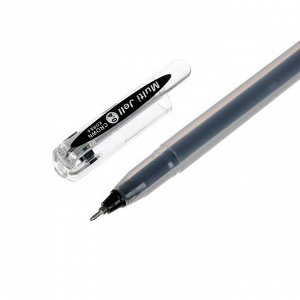 Ручка гелевая стандарт Crown Multi чёрная узел-игла 0,4мм одноразовая