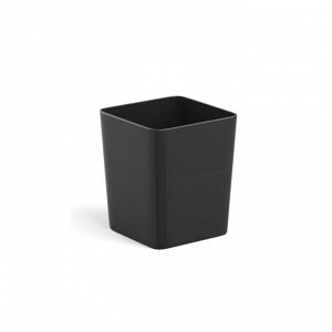 Подставка-стакан для пишущих принадлежностей ErichKrause Base, 7,5 х 9 х 7,5 см, черный
