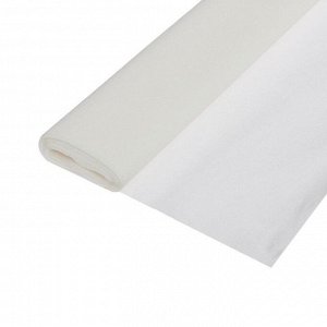 Бумага крепированная 50 х 250 см, плотность - 40 г/м, в рулоне, белый