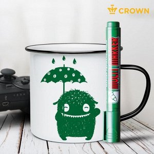 Маркер перманентный 3.0 мм Crown MULTI MARKER зелёный