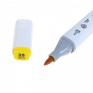 Набор маркеров Superior, профессиональные, двусторонние, наконечник мягкая кисть, 12 штук, 12 цветов, MS-837