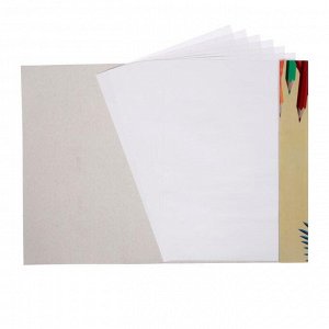 Папка для рисования А3, 7 листов, блок 100 г/м2