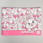 Альбом для рисования А4, 24 листа, &quot;Кошечка Мари&quot;, Коты-аристократы 4979353