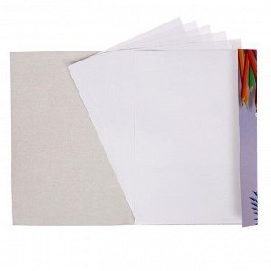 Папка для рисования А4, 7 листов, блок 100 г/м2