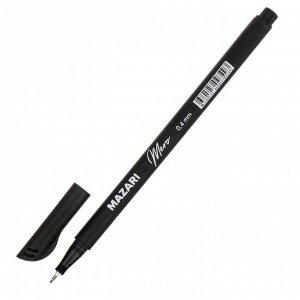 Ручка капилярная Mazari Mero, 0.4 мм, чёрная