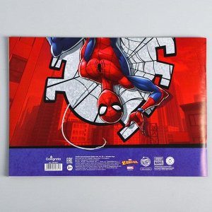MARVEL Альбом для рисования А4, 32 листа, Spider-man, Человек-паук