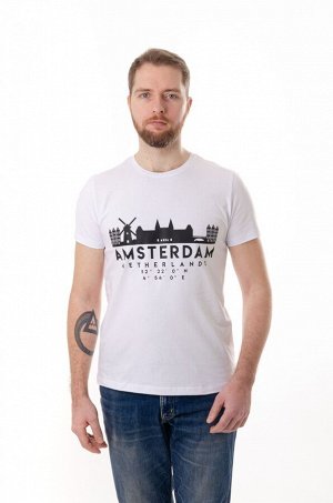 PA Мужская футболка Amsterdam белый