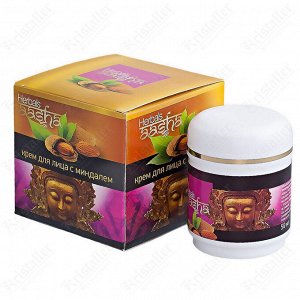 Крем для лица с миндалем, Aasha Herbals