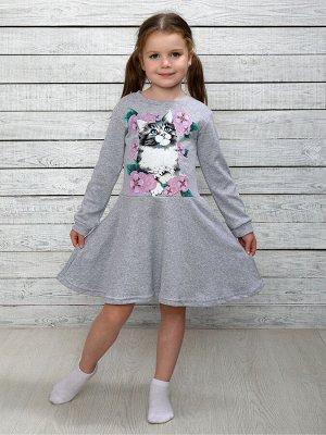 Платье Платье для девочки выполнено из хлопкового материала.
Детское платье декорировано стильным принтом,расклешенная юбка .
Гипоаллергенная ткань, мягкая и приятная к телу, выдерживает многочисленны