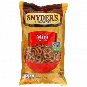 Snyder's, Мини претцели, без содержания жира, 255,2 г (9 oz)