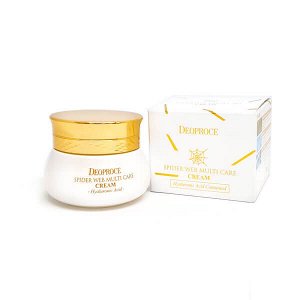 DEOPROCE SPIDER WEB MULTI CARE CREAM 50ml ОМОЛАЖИВАЮЩИЙ КРЕМ ДЛЯ ЛИЦА С ПРОТЕИНАМИ ПАУТИНЫ