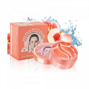 Гидрогелевые патчи для глаз Kiss Beauty Peach с экстрактом персика 60 шт