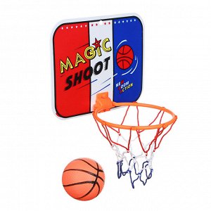 Набор для баскетбола детский SILAPRO (корзина 23х18см, мяч), пластик, ПВХ