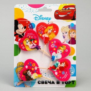 Disney Свеча в торт набор, Принцессы