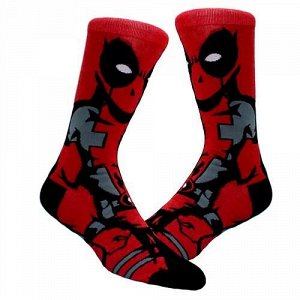 03903 Тематические носки серии Вселенная Marvel "DEADPOOL", р-р 40-46 (красный), 2690000003903
