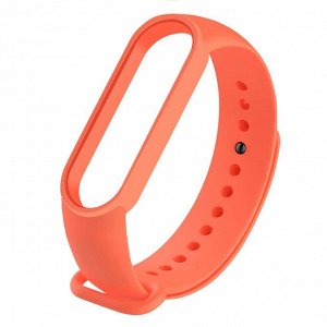 Ремешок WB13 для "Xiaomi Mi Band 5/Mi Band 6" силиконовый (orange)