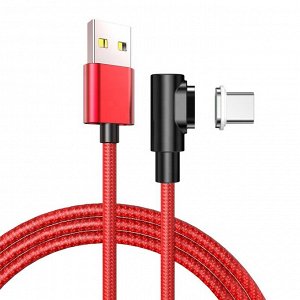 Магнитный USB кабель Magnetic Data Cable 90* For Lightning