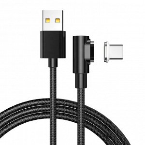 Магнитный USB кабель Magnetic Data Cable 90* For Lightning