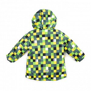 Куртка Состав: Верх- 100% полиэстер, Подкладка- 80% хлопок, 20% полиэстер, Утеплитель- 100% полиэстер, 300 г/м2
 Цвет: зеленый, жёлтый
 Год: 2021
*	Куртка зимняя PlayToday со следующими характеристика