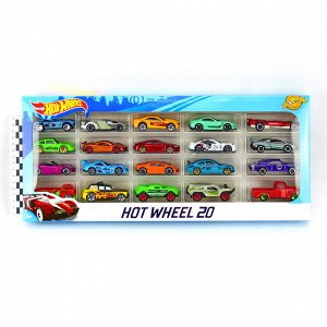 Машина серии Hot Wheels набор (20in1)(металл)(1:64)(№1120-1)