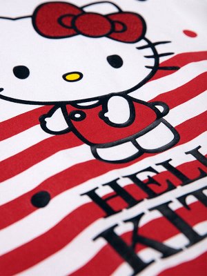 Комплект Состав: 95% хлопок, 5% эластан
Цвет: красный, белый
Год: 2021
*	Комплект: футболка с принтом Hello Kitty, леггинсы
*	из качественного эластичного и приятного на ощупь трикотажа джерси
*	высок