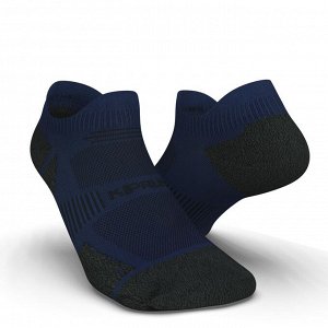 Носки тонкие заниженные для бега run900 invisible сине-фиолетовые kiprun
