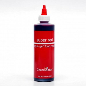 Краска Красная насыщенная гелевая Super Red Liqua-Gel Chefmaster, 298 гр. 5477