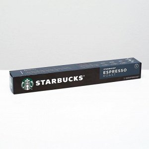 Кофе в капсулах STARBUCKS Espresso Roast для системы Nespresso, тёмная обжарка 10 шт 57 г