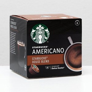 Кофе в капсулах STARBUCKS HSAmericn Dolce Gusto 12 шт 102 г
