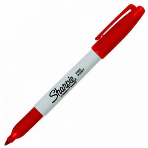 Маркер перманентный КРАСНЫЙ SHARPIE "Fine", круглый наконечник, 1 мм, S0810940