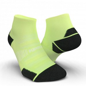Носки уплотненные средней высоты для бега run900 mid ярко-зеленые kiprun