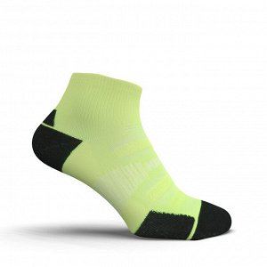 Носки уплотненные средней высоты для бега run900 mid ярко-зеленые kiprun