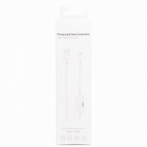 Кабель USB - Apple lightning MA066 со встроенным входом Lightning 100 см. (white)