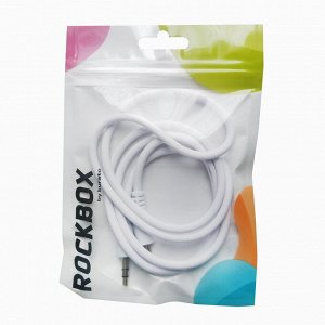 Кабель AUX (папа-папа) RockBox RC-MM3, 3,5 -3,5 (100 см) (white)