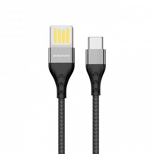 Кабель USB - Type-C Borofone BU11  120см 3A (black)