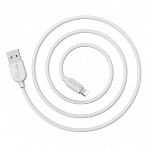 Кабель USB - Apple lightning Borofone BX14  100см 2,4A  (white)