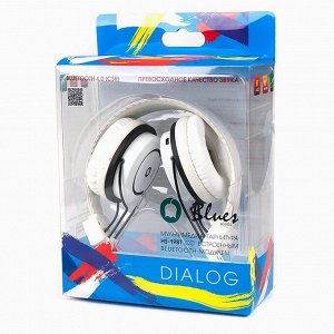 Беспроводные Bluetooth-наушники Dialog Blues HS-19BT (white)