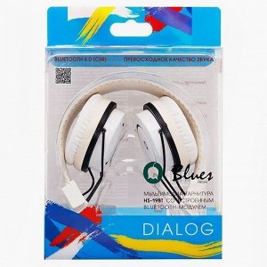 Беспроводные Bluetooth-наушники Dialog Blues HS-19BT (white) (white)