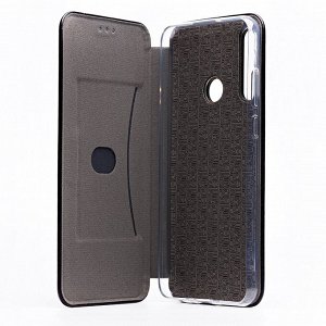 Чехол-книжка BC002 для "Huawei Y6p" (black) откр.вбок