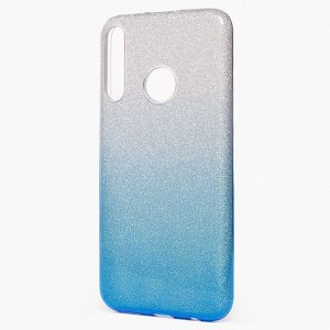 Чехол-накладка SC097 Gradient для "Huawei Honor 9C/Huawei P40 Lite E" (black/silver)