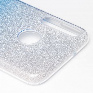 Чехол-накладка SC097 Gradient для "Huawei Honor 9C/Huawei P40 Lite E" (black/silver)