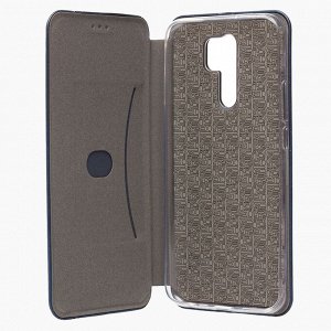 Чехол-книжка BC002 для "Xiaomi Redmi 9" (black) откр.вбок