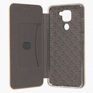 Чехол-книжка BC002 для "Xiaomi Redmi Note 9" (black) откр.вбок