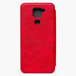 Чехол-книжка BC002 для "Xiaomi Redmi Note 9" (black) откр.вбок