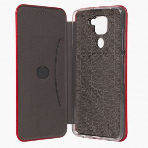 Чехол-книжка BC002 для "Xiaomi Redmi Note 9" (black) откр.вбок