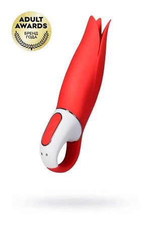 НЕРЕАЛИСТИЧНЫЙ ВИБРАТОР SATISFYER VIBES POWER FLOWER, СИЛИКОН, КРАСНЫЙ, 18,8 СМ