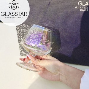 Набор бокалов Glasstar "Лиловая дымка" / 3 шт. 410 мл